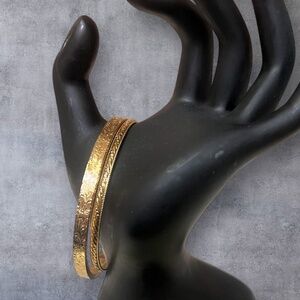 Set of 2 Vintage MONET Bangles